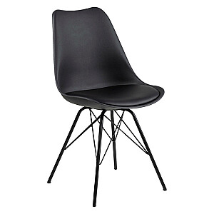 Kėdė ERIS 48.5x54xH85.5cm juoda 0000078146