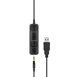 ЭПОС | SENNHEISER IMPACT SC 75 USB MS Гарнитура Проводная USB Type-A Черный