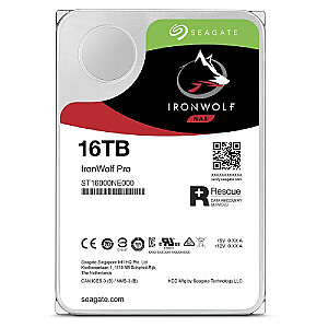 Seagate IronWolf Pro ST16000NT001 3,5 colio vidinis kietasis diskas 16 000 GB