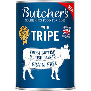 BUTCHER'S Original Tripe Mix Rumen Pate - влажный корм для собак - 1200г