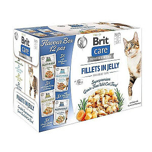 Brit Care Cat FJ Flavour Box Jelly Pack 12x85g