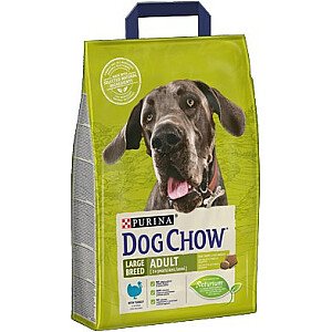 Purina DOG CHOW для взрослых крупных пород, 14 кг, индейка