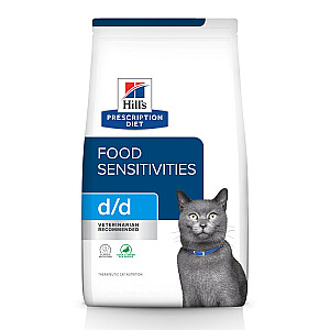 HILL'S PRESCRIPTION DIET Feline d/d Сухой корм для кошек Утка, Горох 1,5 кг