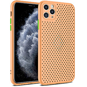 Fusion Breathe Case silikoninis dangtelis, skirtas Apple iPhone 12 Pro Max Orange