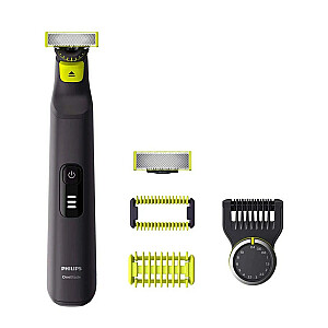 „Philips OneBlade Pro QP6541/15 Wet & Dry“ barzdos žoliapjovė, juoda