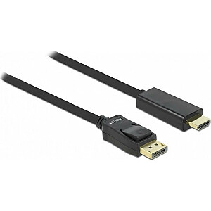 Delock DisplayPort – HDMI laidas 2 m, juodas (82587)