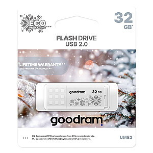 GOODRAM FLASHDRIVE 32GB UME2-WINTER WHITE USB 2.0