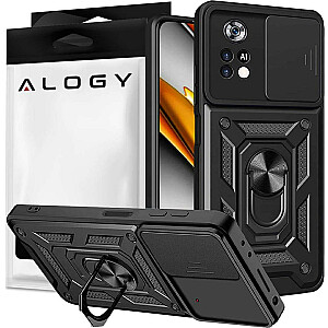 Alogy Alogy Camshield Stand Ring Чехол для телефона с крышкой камеры для Xiaomi Poco X4 Pro 5G Universal