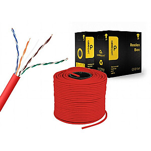 Сетевой кабель Gembird UPC-5004E-SOL-R Красный 305 м Cat5e U/UTP (UTP)