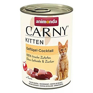 ANIMONDA Cat Carny Kitten Cocktail с птицей - влажный корм для кошек - 400г