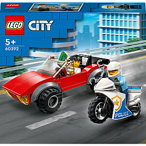 LEGO City policijos dviratis – automobilio gaudynės (60392)
