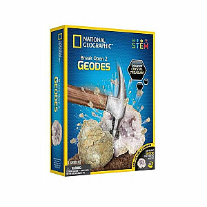 NATIONAL GEOGRAPHIC rinkinys Break Your Own Geode, RTNGGEO2