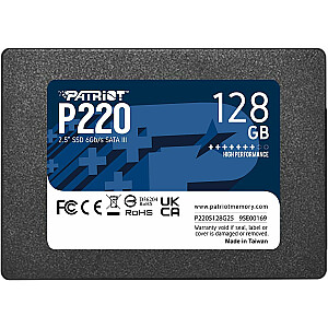 Твердотельный накопитель Patriot P220 128 ГБ SATA3 2,5"