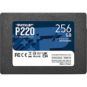 Patriot P220 256GB SATA3 2,5" SSD