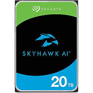 „Seagate SkyHawk AI“ serverio diskas 20 TB 3,5 colio SATA III (6 Gb/s) (ST20000VE002)