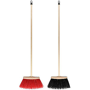 Lauko šluota Saima Broom 25x120cm juoda, raudona 606916