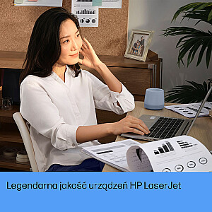 Spausdintuvas HP LaserJet Tank 1504w, juodai baltas, verslo spausdintuvas, spausdinimas, kompaktiško dydžio; Energiją taupančių; Dviejų juostų WiFi