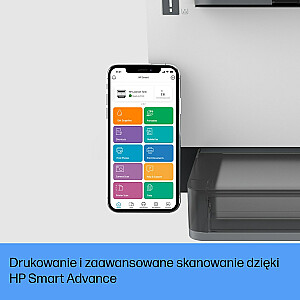 HP LaserJet Tank MFP 2604dw Black & White Business Printer Wireless; Dvipusis spausdinimas; Nuskaityti į el. Nuskaityti į PDF