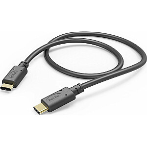 Hama USB kabelis HAMA USB ĮKROVIMO/DUOMENŲ KABELAS TYPE-C/TYPE-C 1,5M, JUODAS