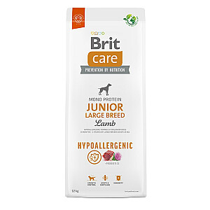 BRIT Care Hypoallergenic Junior Large Breed Lamb - сухой корм для собак - 12 кг