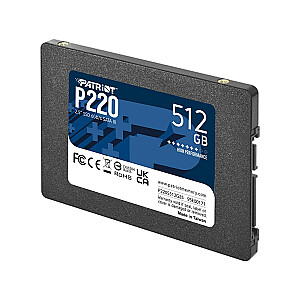 Твердотельный накопитель PATRIOT P220 512 ГБ SATA3 2,5"