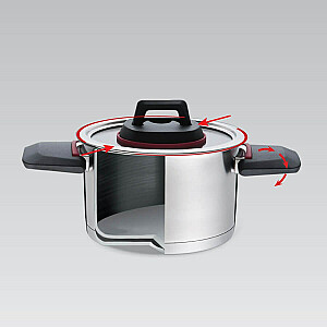 Keptuvė su atlenkiamomis rankenomis + dangtelis MR-3530-24 5,5l