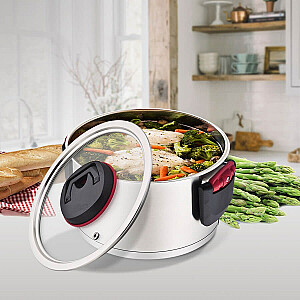 Keptuvė su atlenkiamomis rankenomis + dangtelis MR-3530-24 5,5l