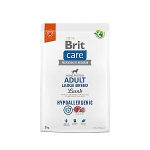 BRIT Care Hypoallergenic Adult Large Breed Lamb - sausas maistas šunims - 3 kg