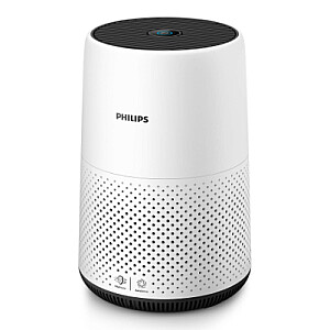 Philips Series 800 Air Purifier AC0820/30, Removes 99.5% particles @3nm, Up to 49 m2, Air quality color feedback, Auto & Sleep mode