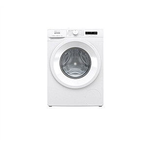 Gorenje skalbimo mašina WNPI82BS Energijos efektyvumo klasė B, Pakraunama iš priekio, Skalbimo talpa 8 kg, 1200 RPM, Gylis 54,5 cm, Plotis 60 cm, Ekranas, LED, Garų funkcija, Savaiminis išsivalymas, Balta