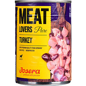 Josera Meatlovers Pure Turkey Šlapias maistas šunims 400g