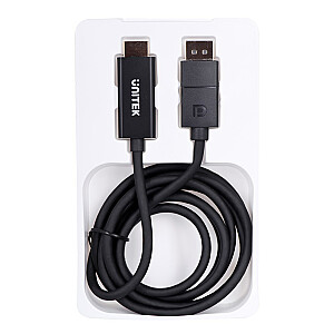 UNITEK CABLE ADAPTER DP 1.2 - HDMI, 4K 60HZ, 1,9M