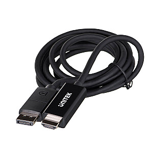 UNITEK CABLE ADAPTER DP 1.2 - HDMI, 4K 60HZ, 1,9M