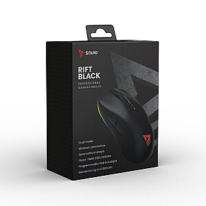 Игровая мышь Savio RIFT BLACK, двойной режим RGB