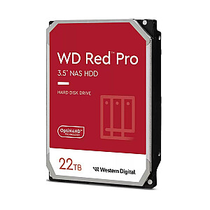 Western Digital Red Pro 3,5 dienos, 22000 colių, Serial ATA III