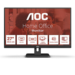 AOC 27E3UM 68,6 см (27") 1920 x 1080 пикселей Full HD Черный