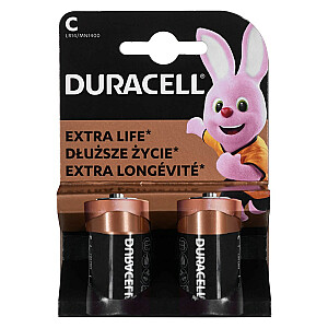 Duracell 2 LR14 C Vienkartinė šarminė baterija