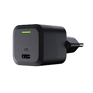 USB įkroviklis Green Cell PowerGaN 33W PD 3.0 QC 3.0 1x USB-C black