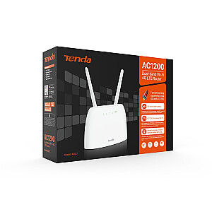 Беспроводной маршрутизатор Tenda 4G07 Gigabit Ethernet Двухдиапазонный (2,4 ГГц / 5 ГГц) 4G Белый