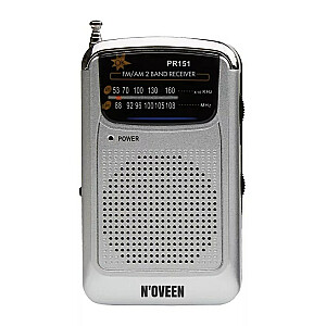 Портативное радио N'oveen PR151 Silver