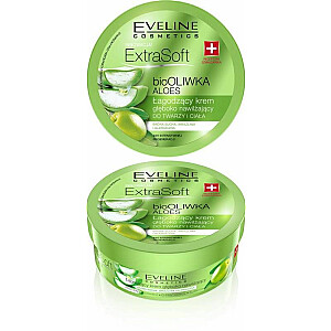 Eveline Extra Soft bio alyvuogių ir alavijų raminantis ir giliai drėkinantis veido ir kūno kremas 175 ml