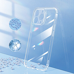 Fusion Precise Case 2 mm patvarus silikoninis dėklas, skirtas Apple iPhone 14 Pro skaidrus