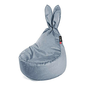 Qubo™ Baby Rabbit Slate VELVET FIT sēžammaiss pufs