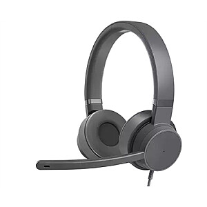 Lenovo Go Wired ANC Headset Built-in microphone, Over-Ear, Noice canceling, USB Type-C, Storm Grey