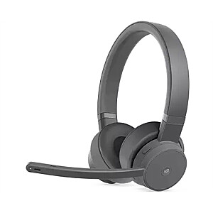 Lenovo Go Wireless ANC Headset with Charging Stand Built-in microphone, Over-Ear, Noice canceling, Bluetooth, USB Type-C, Storm Grey