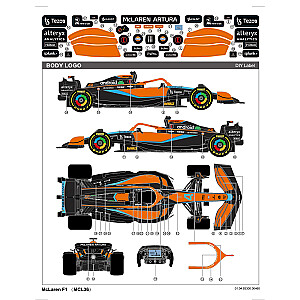RASTAR 1:18 RC McLaren F1 MCL36, 93300