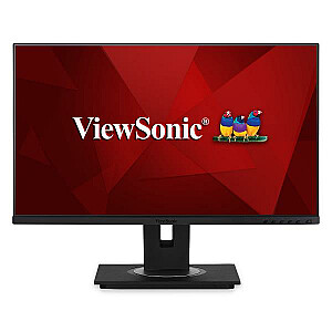 ЖК-монитор VIEWSONIC VG2456 24" Панель IPS 1920x1080 16:9 Матовый 15 мс Динамики Поворотный Поворот Регулируемый по высоте Наклон Цвет Черный VG2456