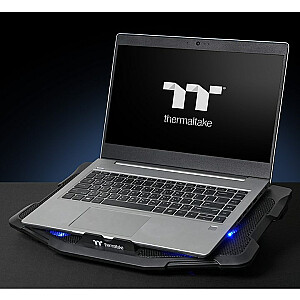 Охлаждающая подставка для ноутбука Thermaltake Massive 12 Max 43,2 см (17"), 2200 об/мин, цвет черный