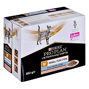 PURINA NF Renal Function Feline Salmon - влажный корм для кошек - 10x85 г