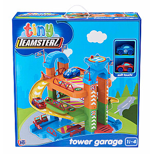 TEAMSTERZ Mažytis garažo žaislų rinkinys iš 2 automobilių.